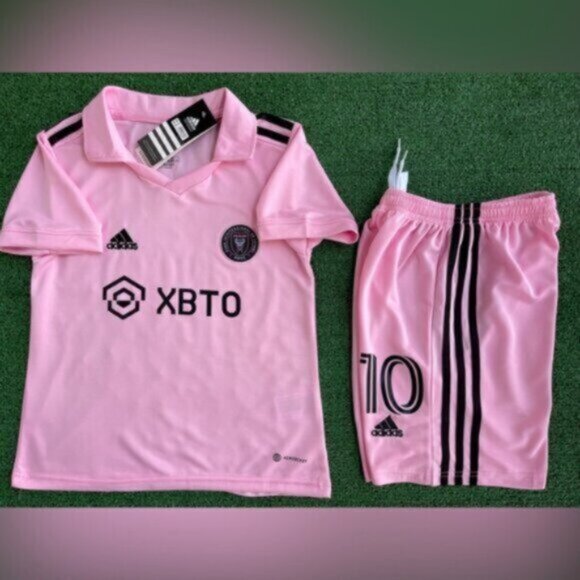 2023 Inter Miami kids soccer jersey youth soccer Messi - Picture 2 of 11